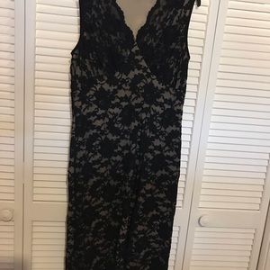 Black lace dress